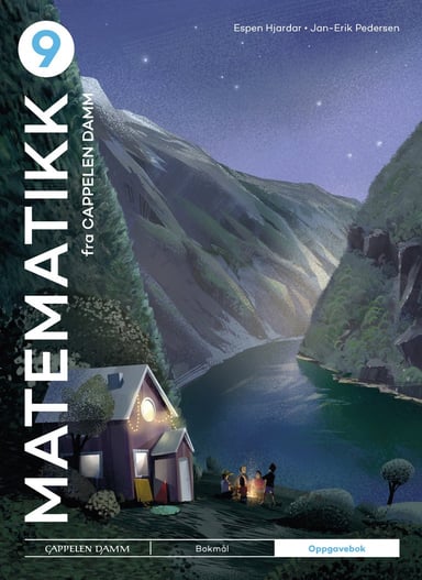 Omslag av "Matematikk 9 fra Cappelen Damm Oppgavebok"