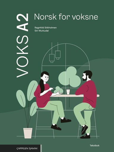 Omslag av "Voks A2 Norsk for voksne Tekstbok"