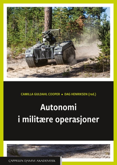 Omslag av "Autonomi i militære operasjoner"