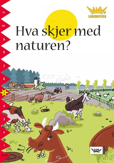 Omslag av "Damms leseunivers 1: Hva skjer med naturen?"