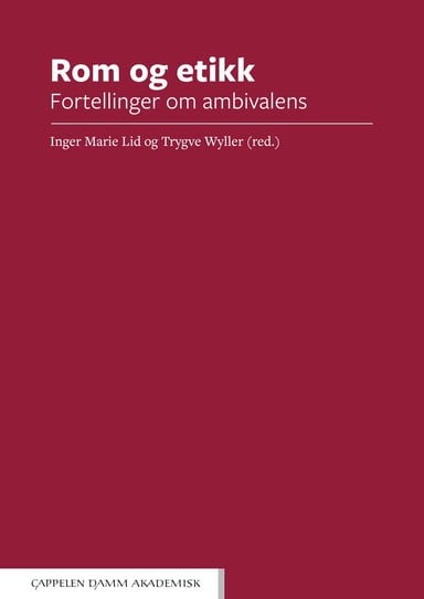 Omslag av "Rom og etikk"
