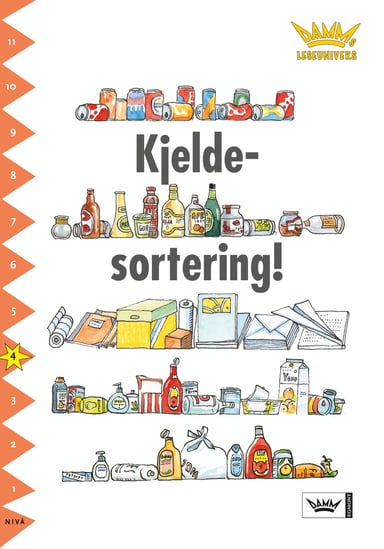 Omslag av "Damms leseunivers 1: Kjeldesortering!"