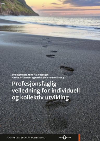 Omslag av "Profesjonsfaglig veiledning for individuell og kollektiv utvikling"