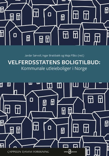 Omslag av "Velferdsstatens boligtilbud: Kommunale utleieboliger i Norge"