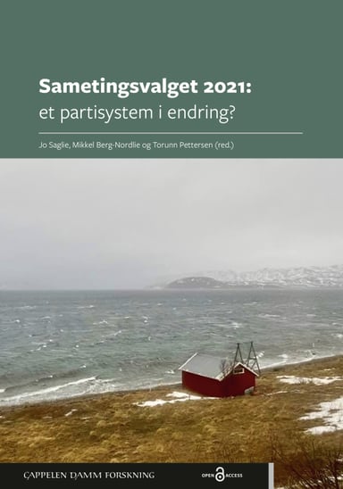 Omslag av "Sametingsvalget 2021: et partisystem i endring?"