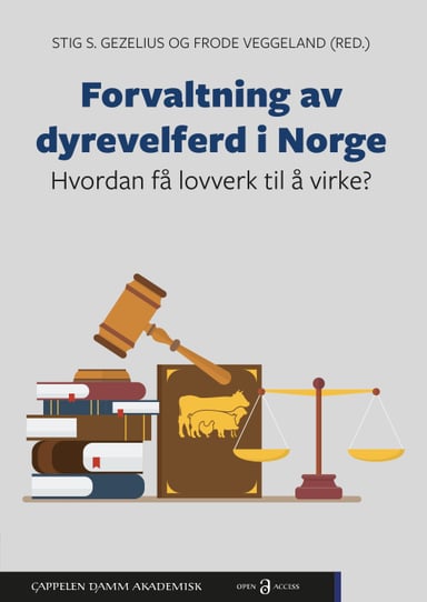Omslag av "Forvaltning av dyrevelferd i Norge"
