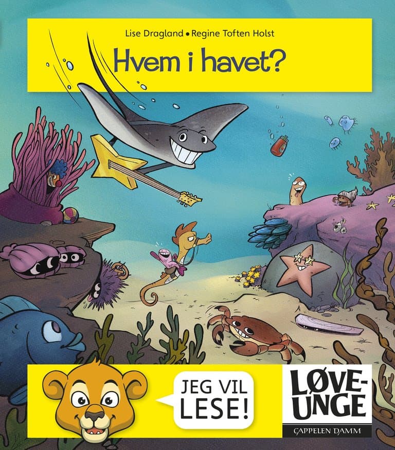 Omslag Løveunge - Hvem i havet? av Lise Dragland (Ebok)