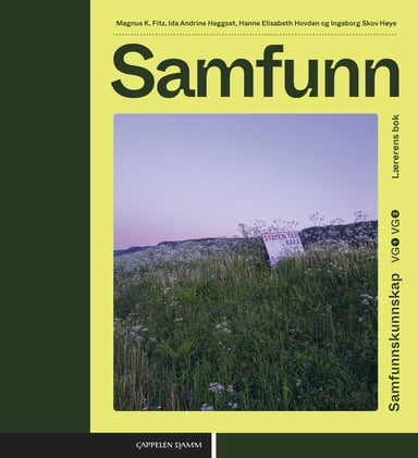 Omslag av "Samfunn Lærerens bok (2025)"