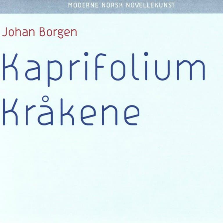 Omslag Kaprifolium av Johan Borgen (Lydbok)