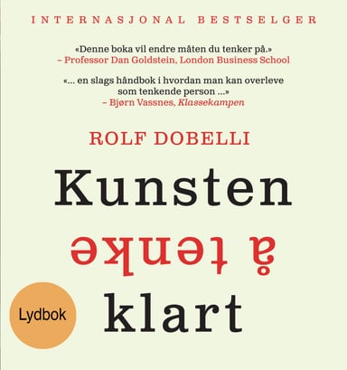 Omslag av "Kunsten å tenke klart"