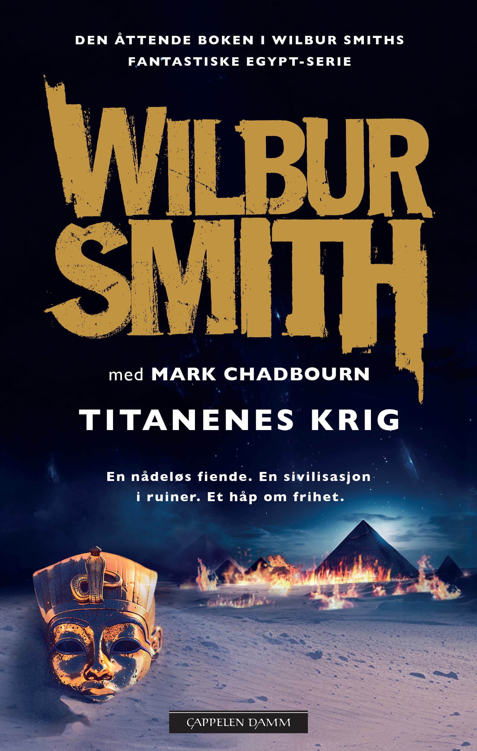 Omslag Titanenes krig av Wilbur Smith (Innbundet)