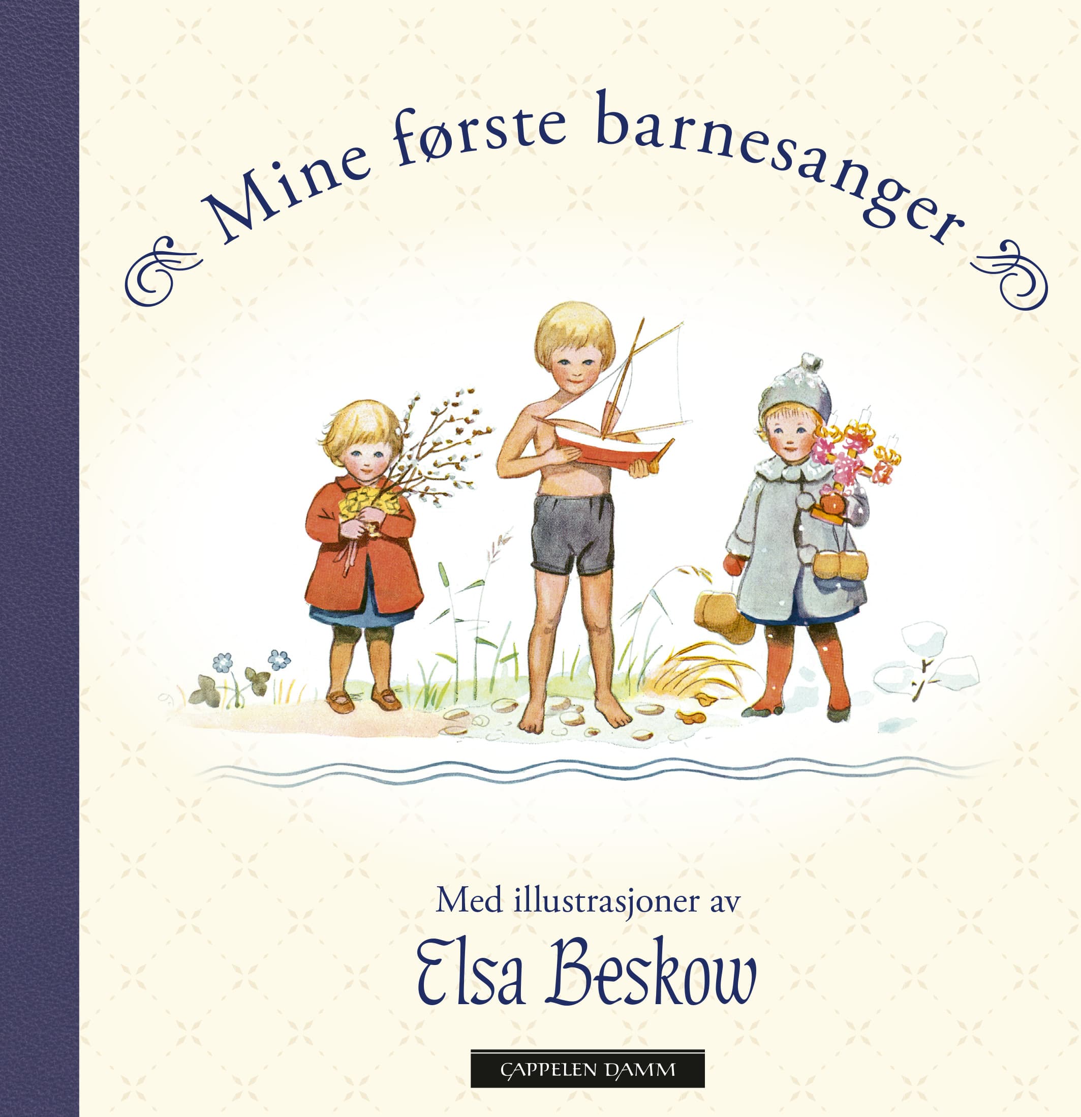 Omslag Mine første barnesanger (Innbundet)