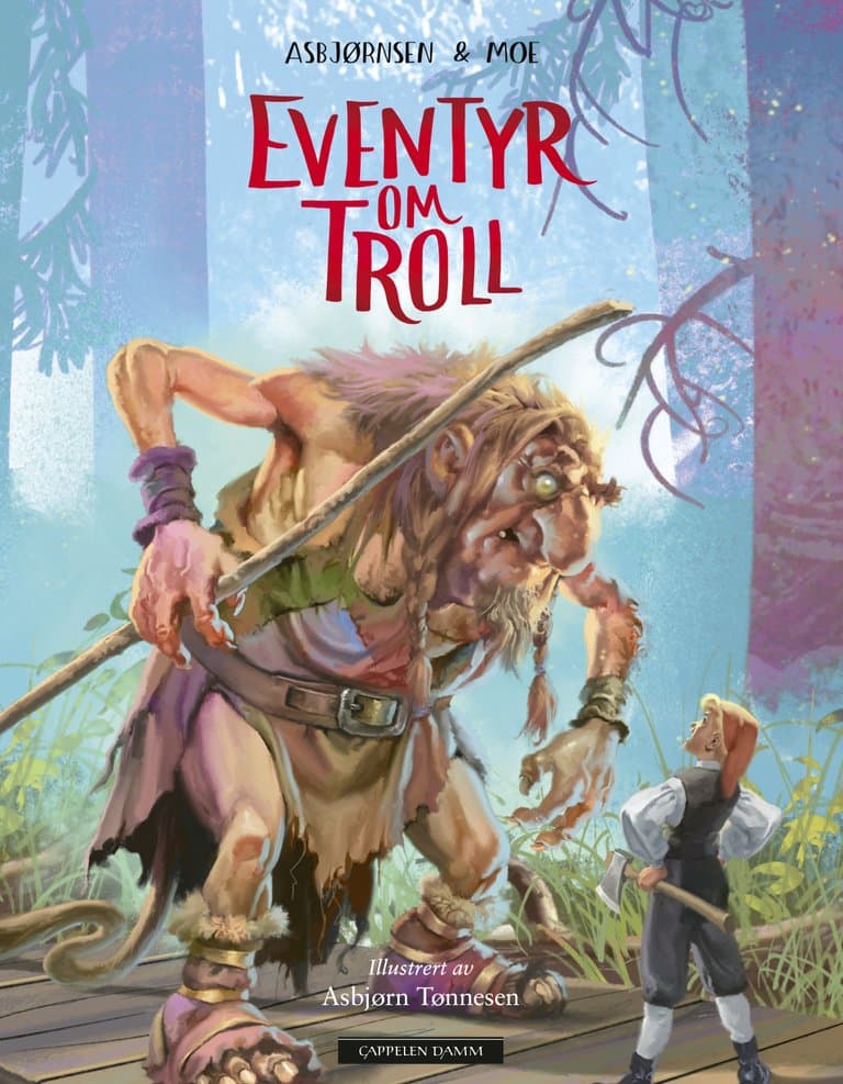 Omslag Eventyr om troll av Asbjørnsen og Moe (Ebok)
