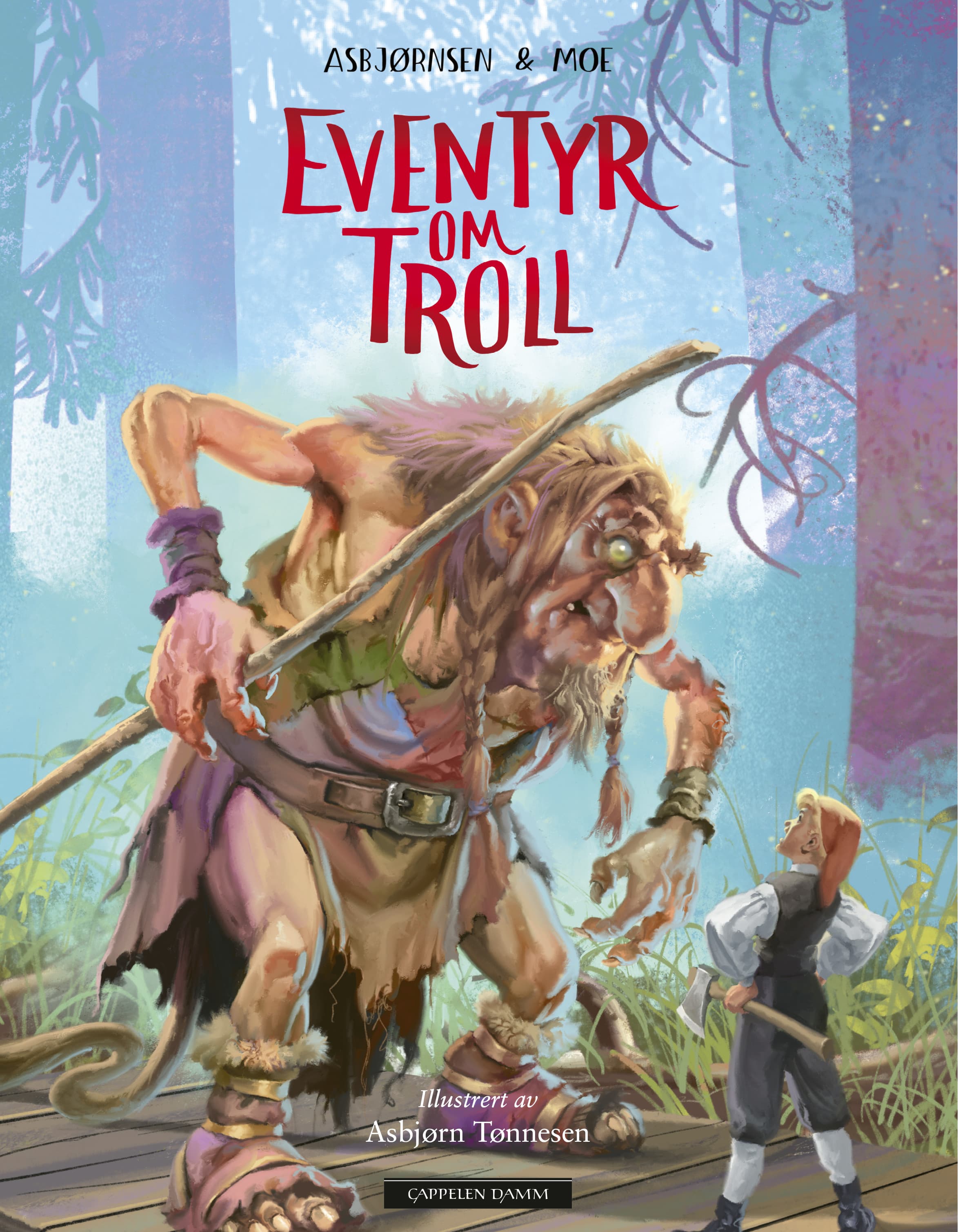 Omslag Eventyr om troll av Asbjørnsen og Moe (Ebok)
