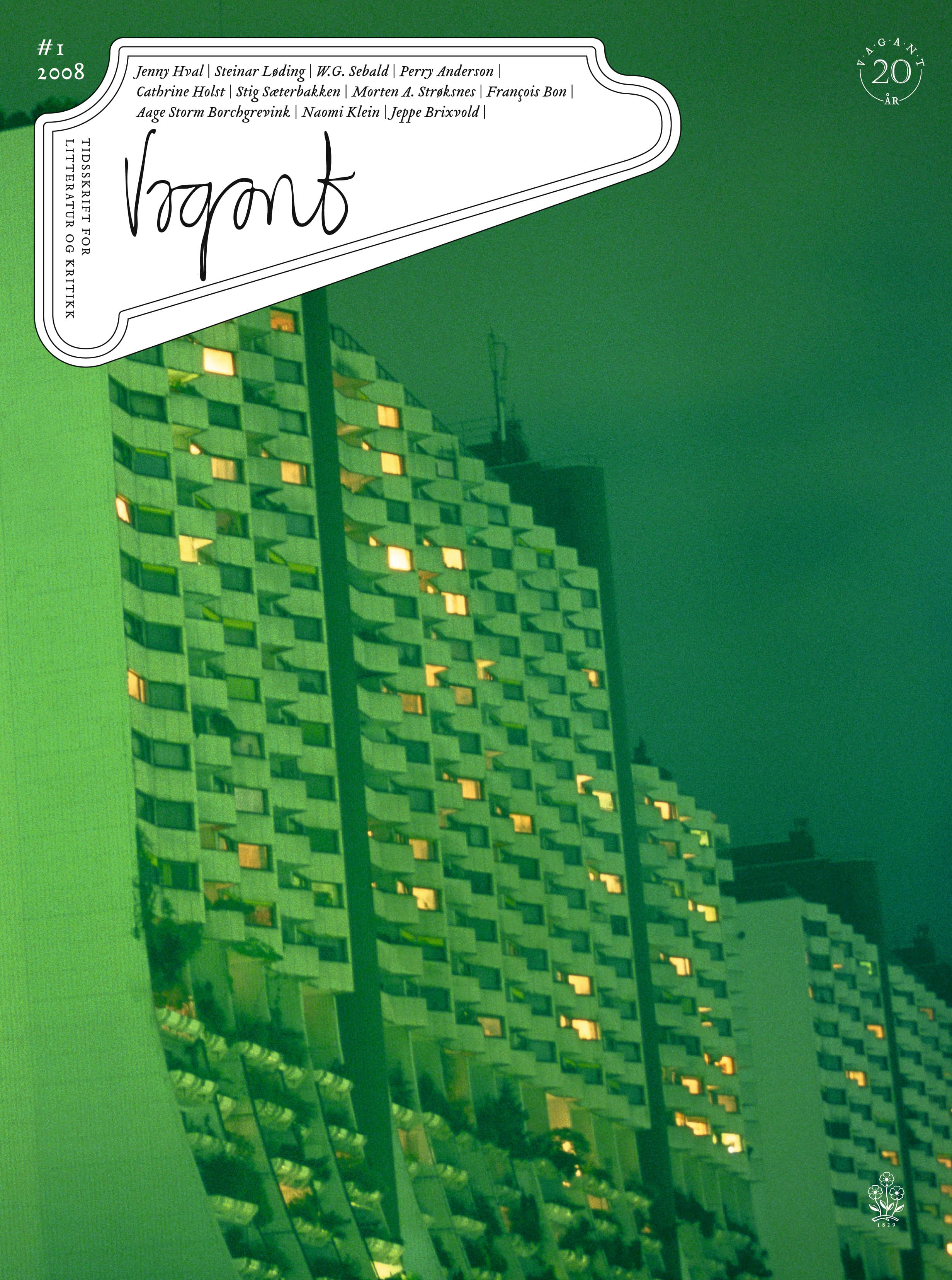 Omslag Vagant 1/2008 (Heftet)