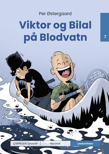 Omslag av "Leseunivers 7: Viktor og Bilal på Blodvatn"