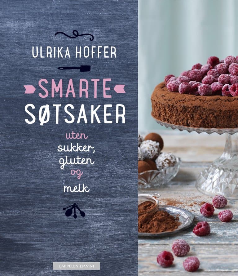 Omslag Smarte søtsaker - helt uten sukker, gluten og melk av Ulrika Hoffer (Innbundet)