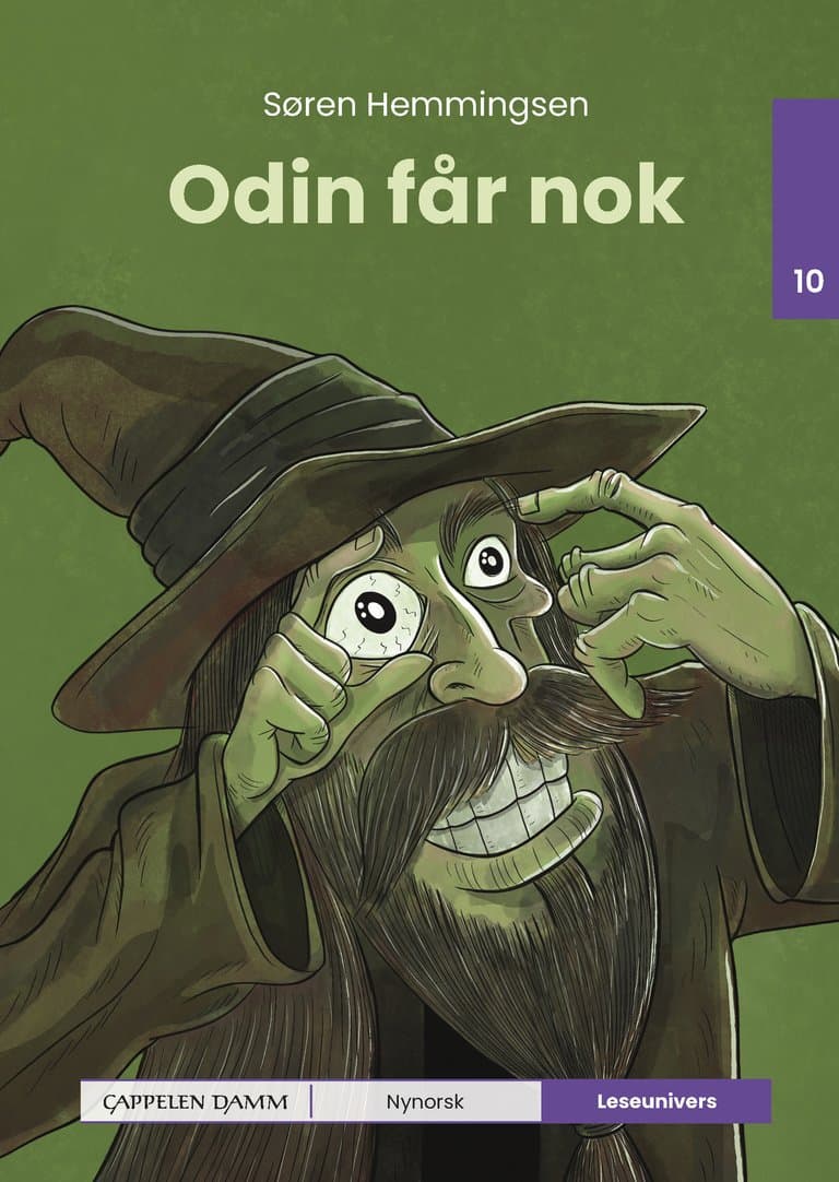 Omslag Leseunivers 10: Odin får nok av Søren Hemmingsen (Innbundet)