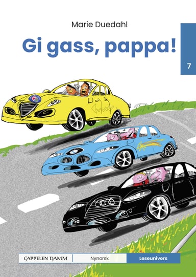 Omslag av "Leseunivers 7: Gi gass, pappa!"
