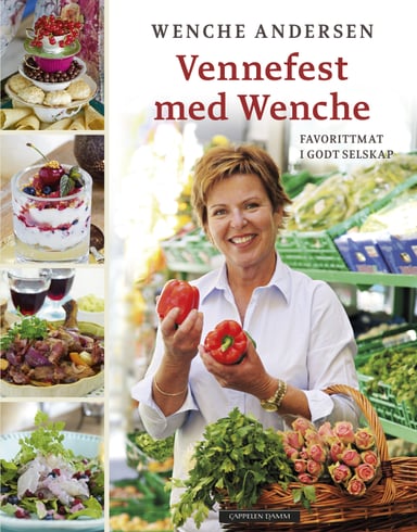 Omslag av "Vennefest med Wenche"