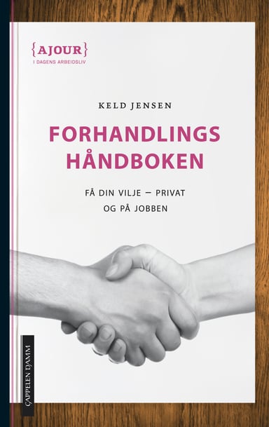 Omslag av "Forhandlingshåndboken"