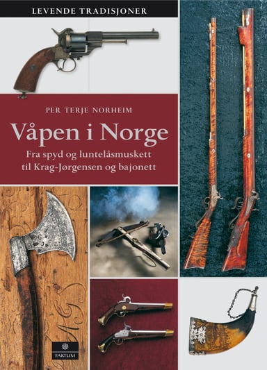 Omslag av "Våpen i Norge"
