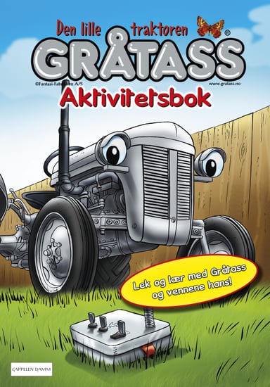 Omslag av "Gråtass Aktivitetsbok"