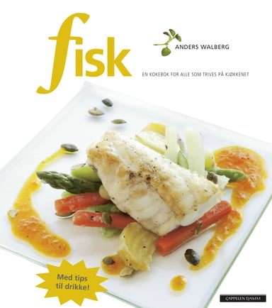Omslag av "Fisk - en kokebok for alle som trives på kjøkkenet"