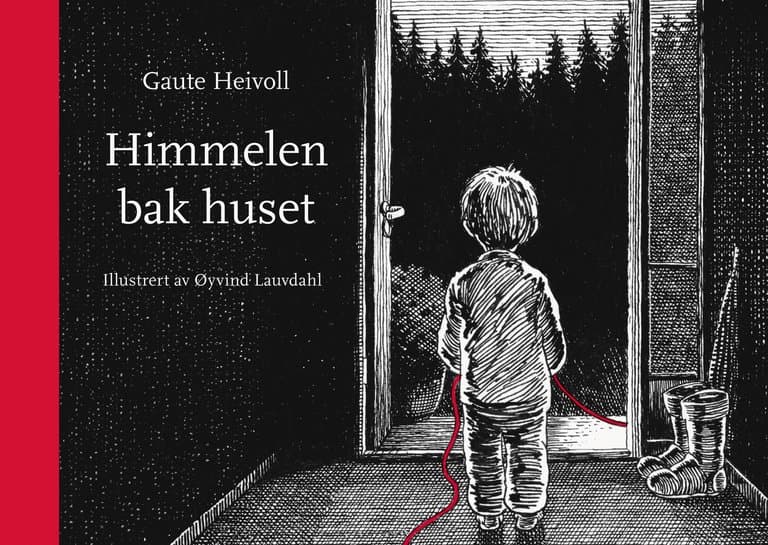 Omslag Himmelen bak huset av Gaute Heivoll (Innbundet)