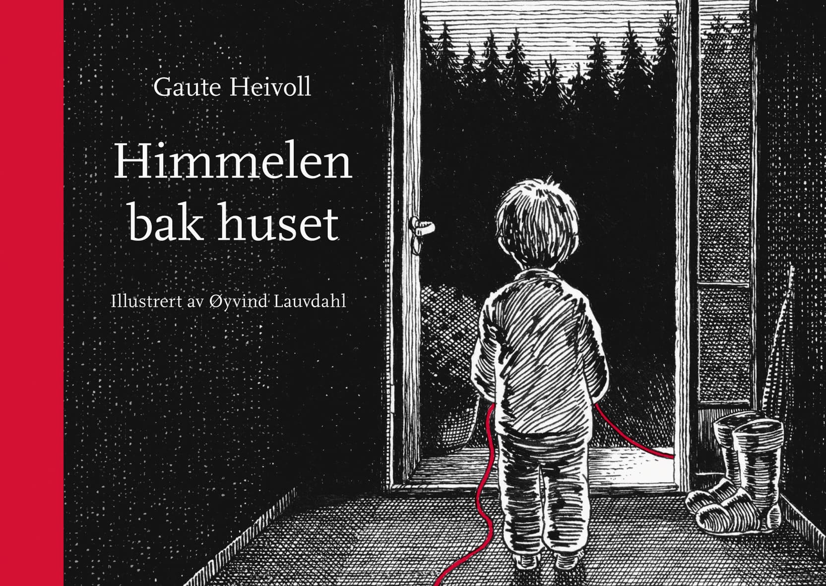 Omslag Himmelen bak huset av Gaute Heivoll (Innbundet)