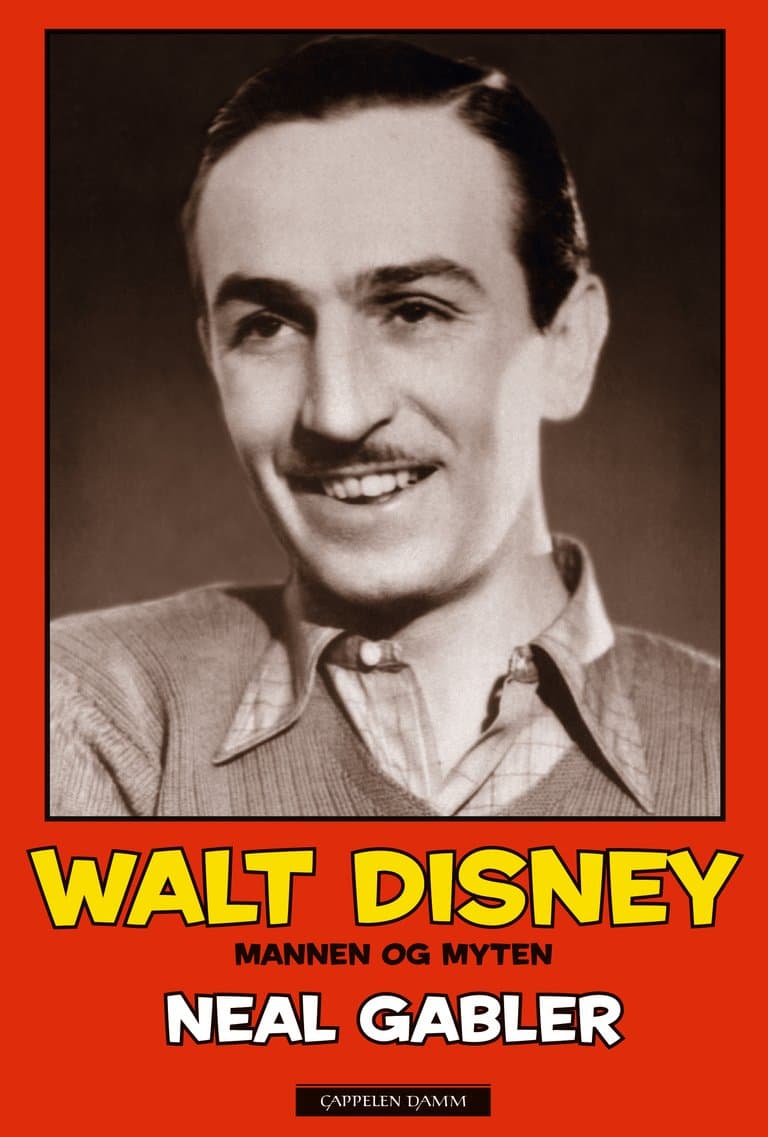 Omslag Walt Disney av Neal Gabler (Innbundet)