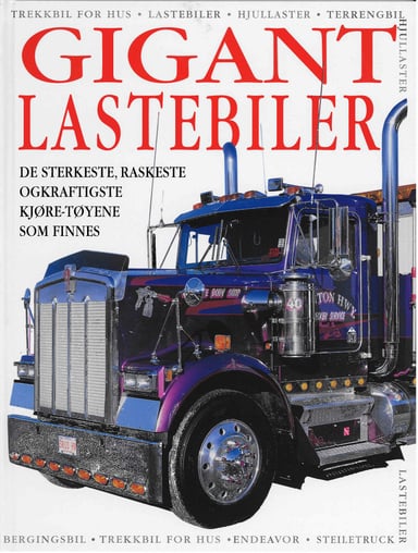 Omslag av "Gigantlastebiler"