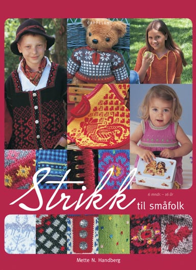 Omslag av "Strikk til småfolk"