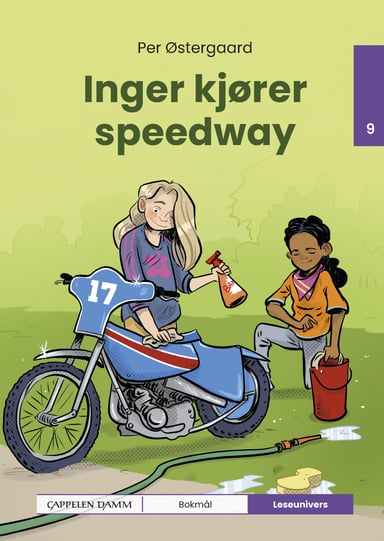 Omslag av "Leseunivers 9: Inger kjører speedway"