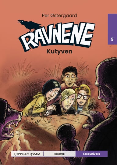 Omslag av "Leseunivers 9: Ravnene - Kutyven"