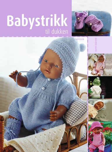 Omslag av "Babystrikk til dukken"