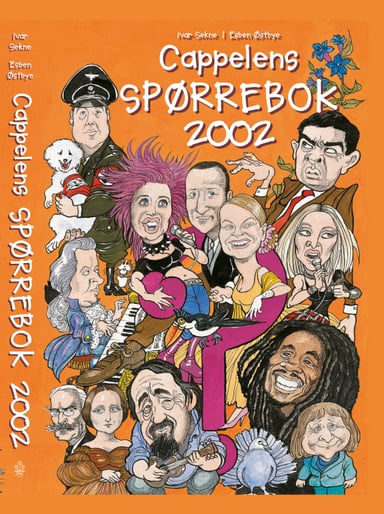Omslag av "Cappelens spørrebok 2002"