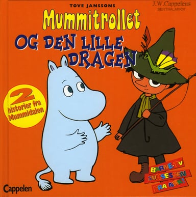 Omslag av "Mummitrolletog den lille dragen"
