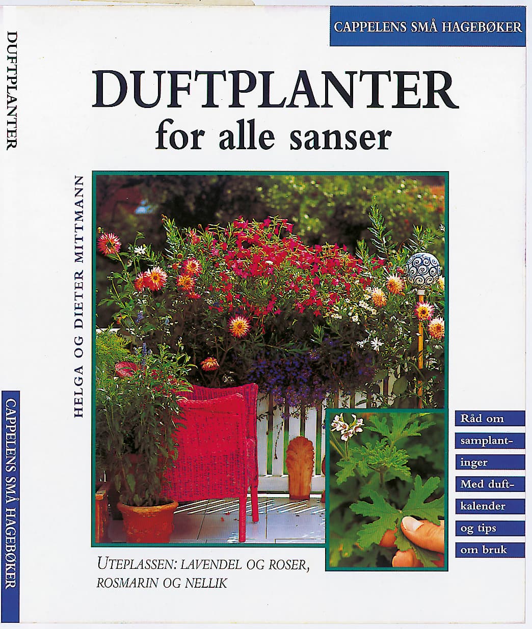 Omslag Duftplanter/cappelens små hagebøker av Helga Mittmann (Heftet)