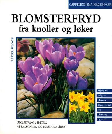 Omslag av "Blomsterfryd/Cappelens små hagebøker"