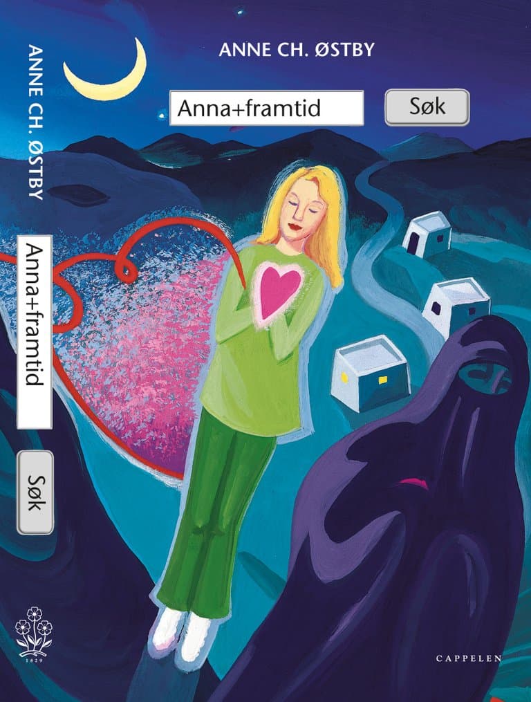 Omslag Anna+framtid av Anne Ch. Østby (Innbundet)