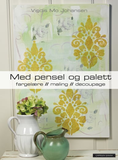 Omslag av "Med pensel og palett"