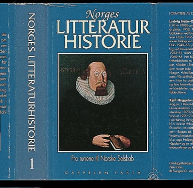 Omslag av "Norges litteraturhistorie 1-8 standard"