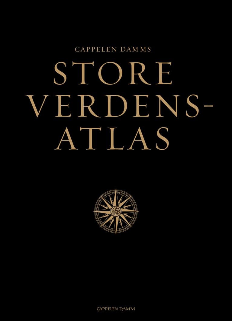 Omslag Cappelen Damms store verdensatlas (Innbundet)