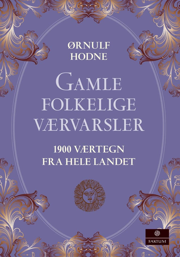 Omslag Gamle folkelige værvarsler av Ørnulf Hodne (Innbundet)