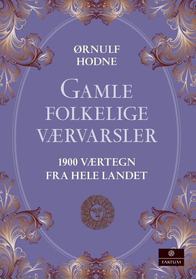 Omslag av "Gamle folkelige værvarsler"