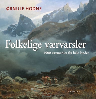 Omslag av "Folkelige værvarsler"