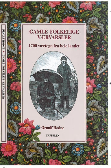 Omslag av "Gamle folkelige værvarsler"