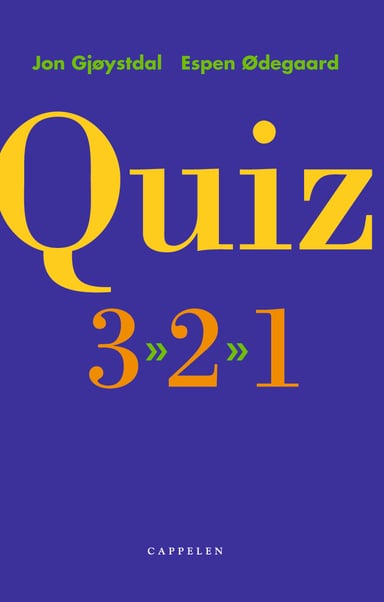 Omslag av "Quiz 3 * 2 * 1"