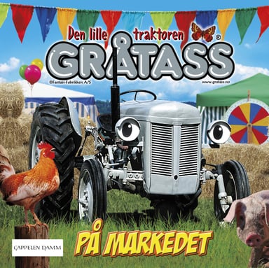 Omslag av "Gråtass på markedet"